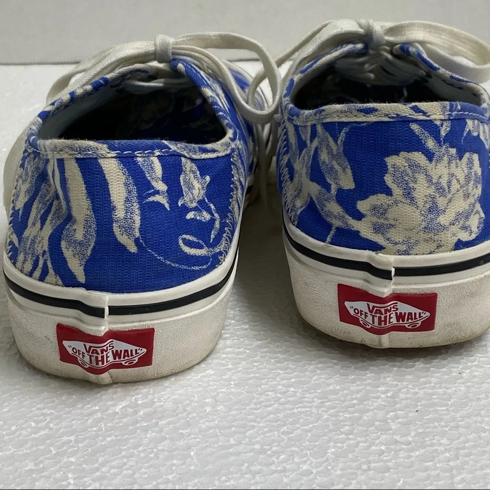 Vans Ultra Cush floral linen/true blue marsh floral print canvas upper W9 M 71/2